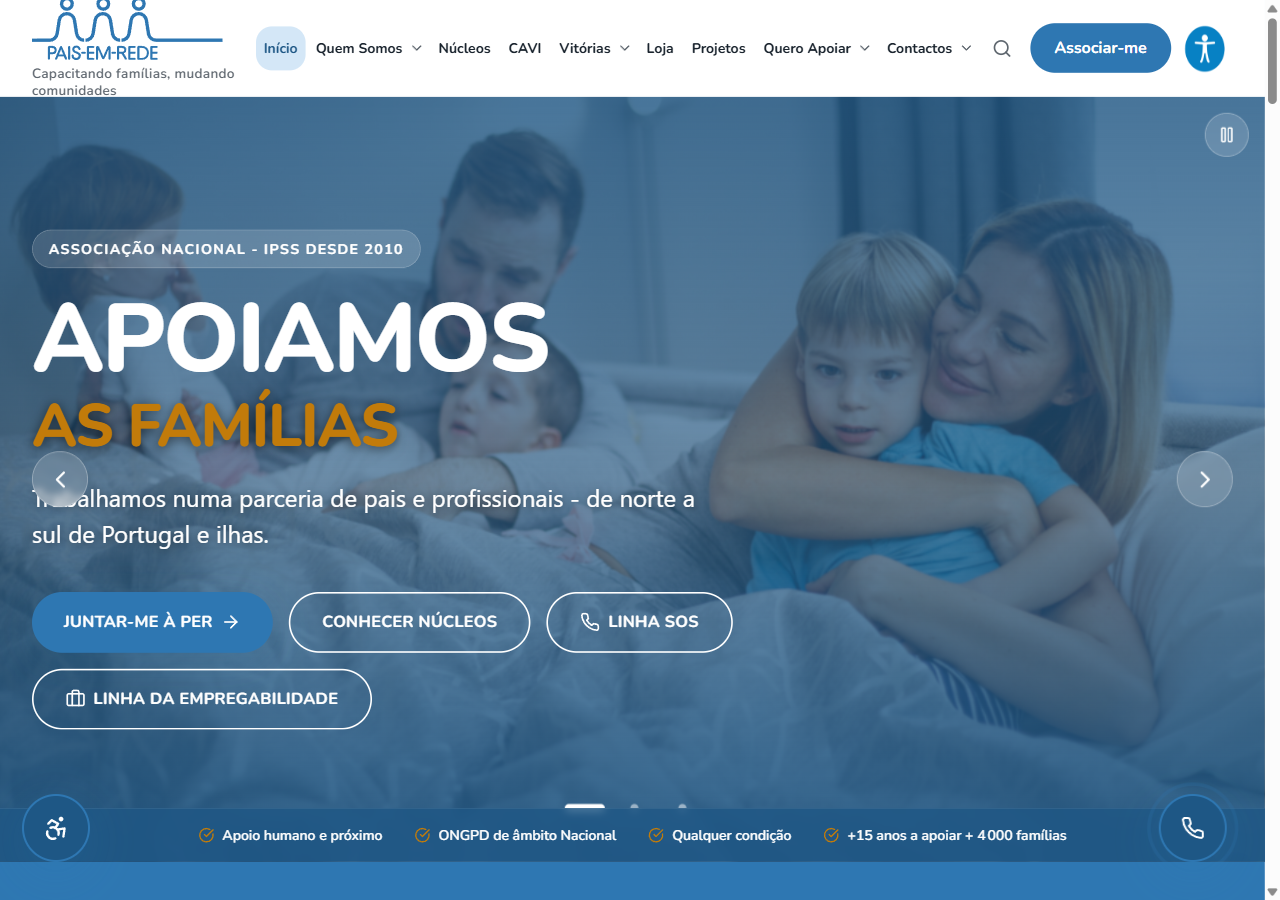 Captura de ecrã usada como evidência do requisito 1.1