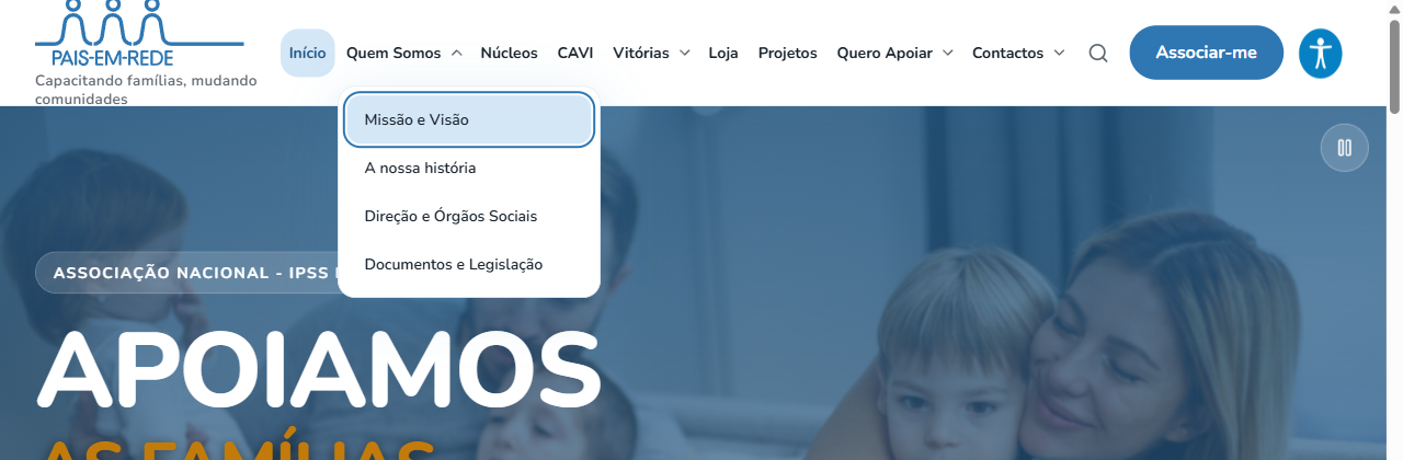 Captura de ecrã usada como evidência do requisito 1.2